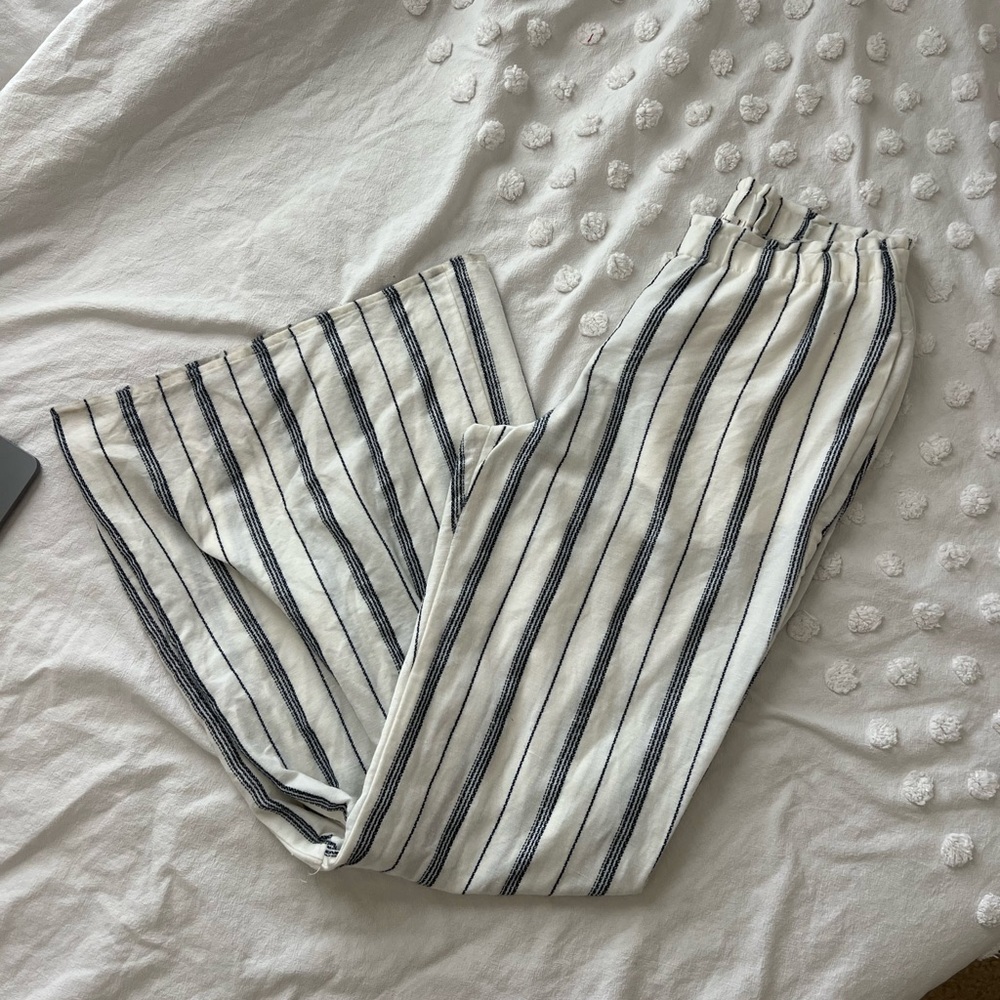 Pinstripe Bell Bottom Pant